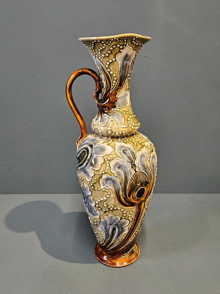 Large Royal Doulton Lambeth ware Ewer  - Image 4