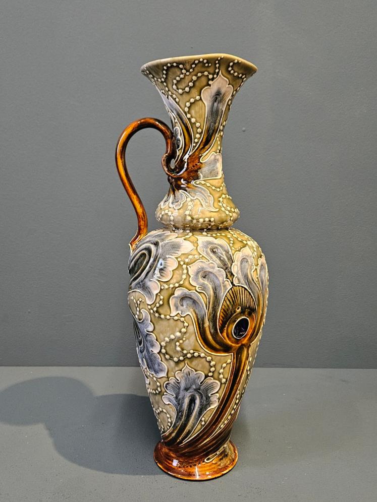 Large Royal Doulton Lambeth ware Ewer  - Image 1