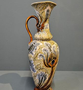 Victorian Large Doulton Lambeth Ware Ewer  - Image