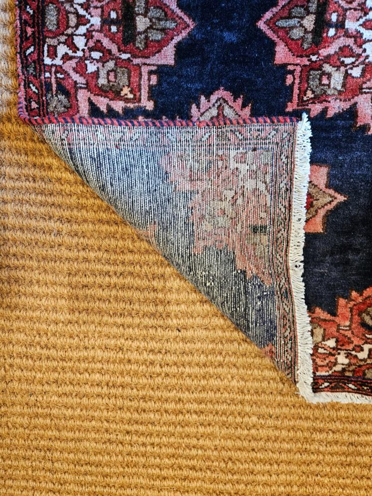 Persian 9' Navy Blue Runner Rug - Image 6
