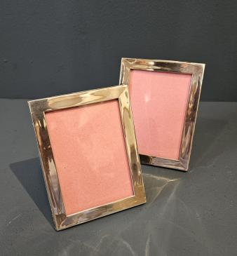 Matching Pair of George V Chester Silver Photo Frames - Image