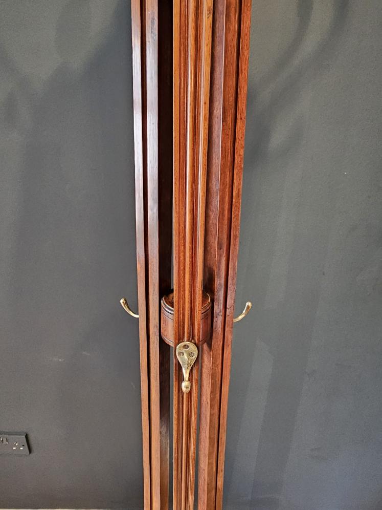 Edwardian Walnut Hall Stand by Schoolbred - Image 3