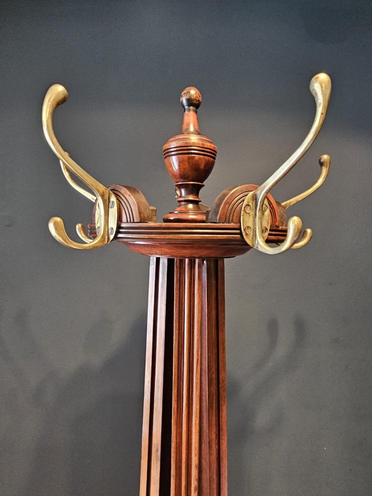 Edwardian Walnut Hall Stand by Schoolbred - Image 2