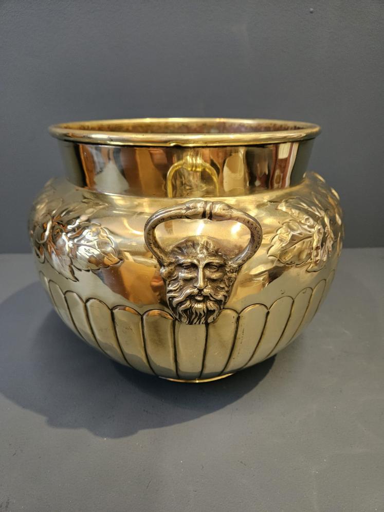 Victorian Brass Planter  - Image 4
