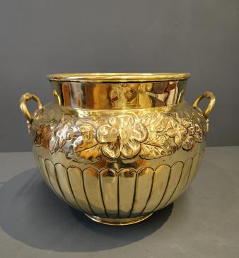 Victorian Brass Planter  - Image