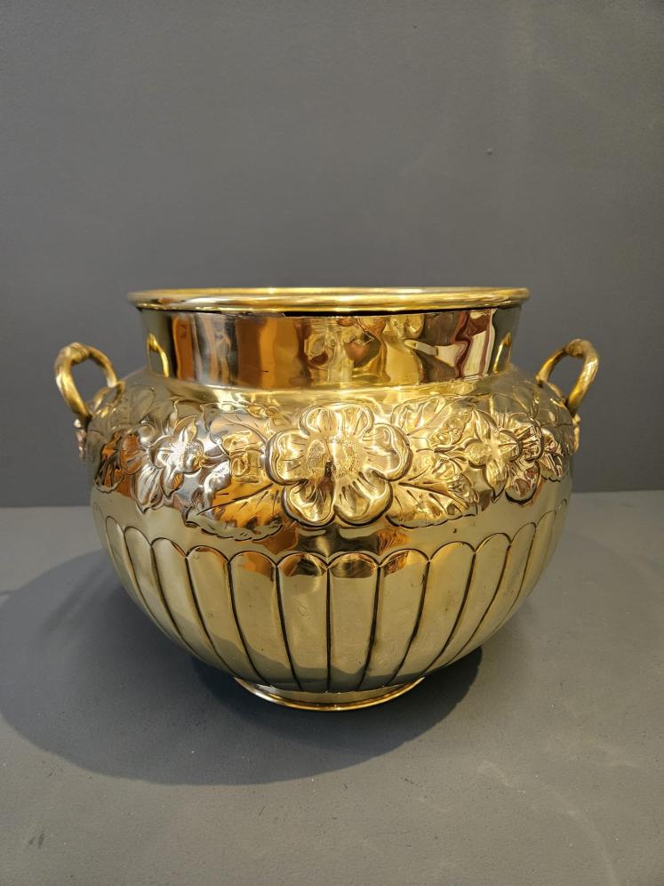 Victorian Brass Planter  - Image 1