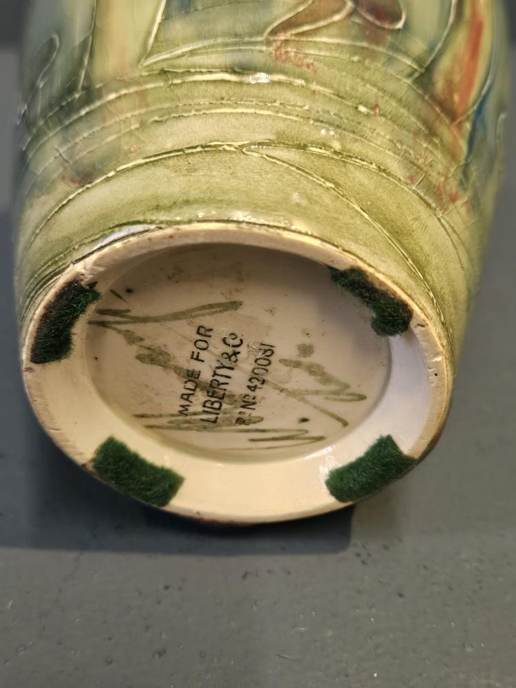 Superb Moorcroft Claremont for Liberty's Vase - Image 6