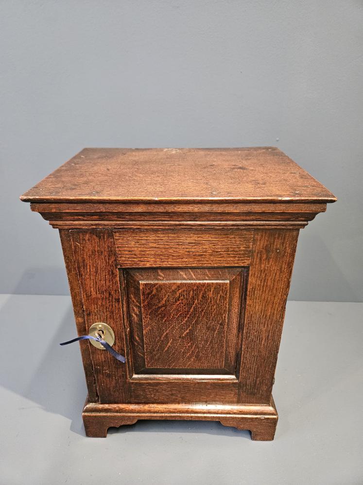 George II Oak Spice Cupboard  - Image 8