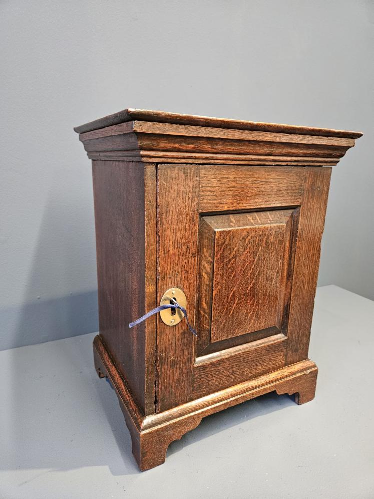 George II Oak Spice Cupboard  - Image 7