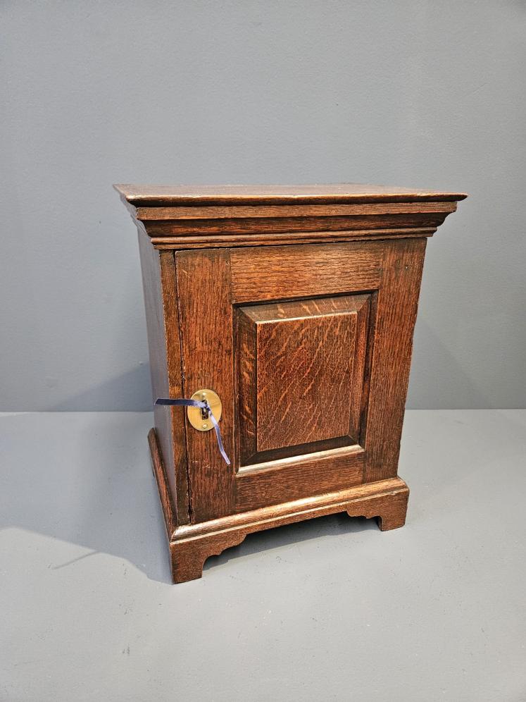 George II Oak Spice Cupboard  - Image 1