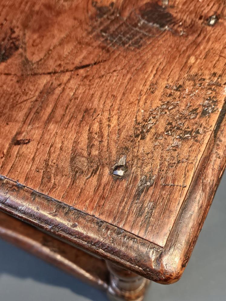 George III Oak Joint Stool - Image 3