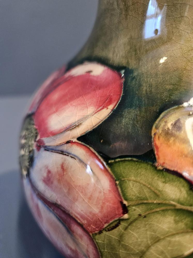 Moorcroft Clematis Flambe Vase - Image 9