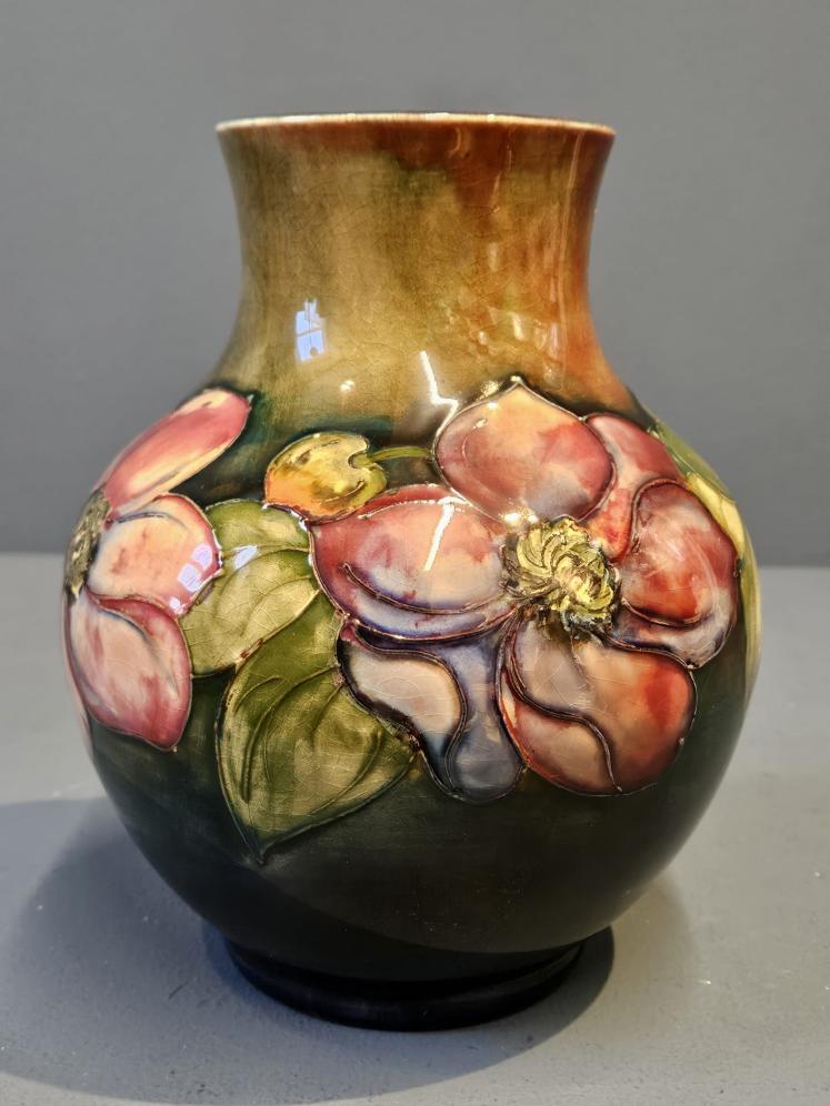 Moorcroft Clematis Flambe Vase - Image 8