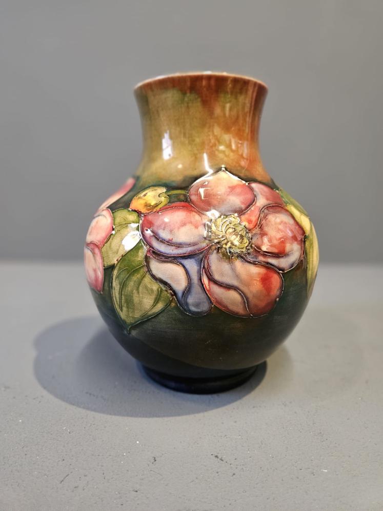 Moorcroft Clematis Flambe Vase - Image 6