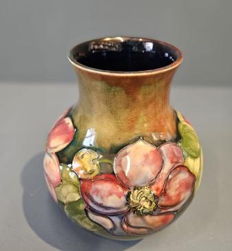 Moorcroft Clematis Flambe Vase