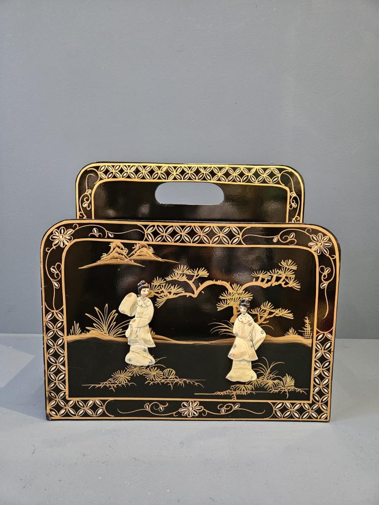 1920's Chinoiserie Magazine Rack - Image 5