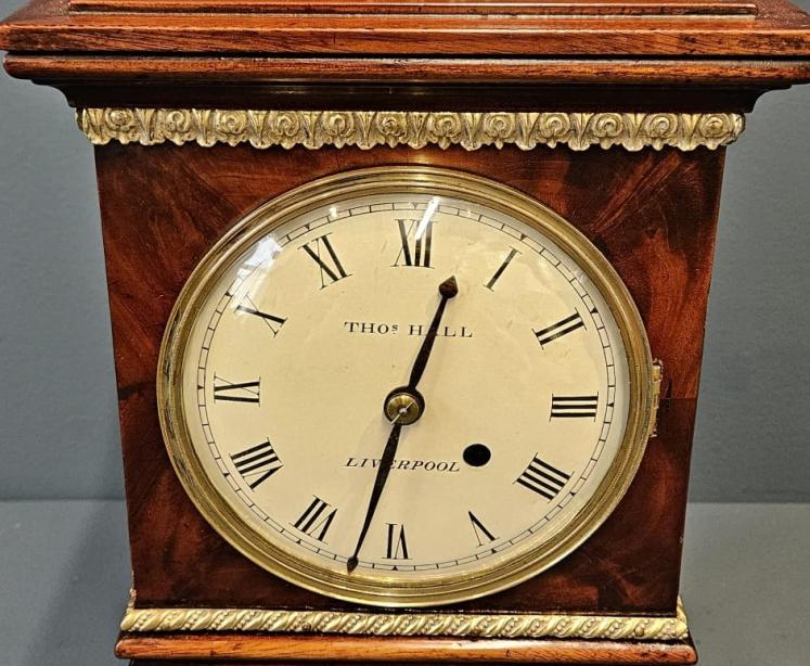 Small Proportion Regency Mahogany Bracket Clock - Video