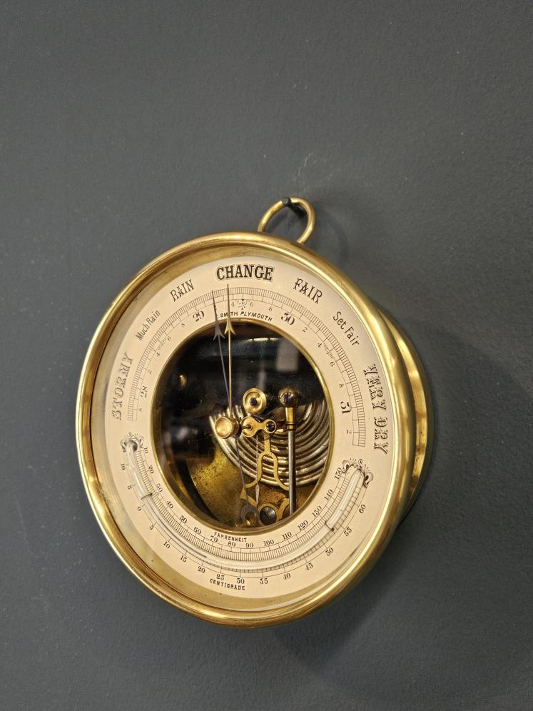 Victorian Skeletonised Marine Barometer - Image 2