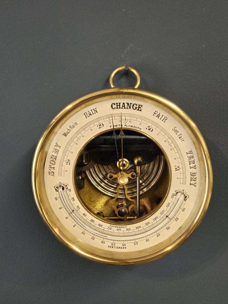 Victorian Skeletonised Marine Barometer - Image 1