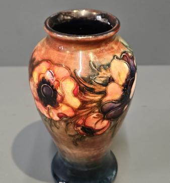 Early Moorcroft Anemone Flambe Vase - Image