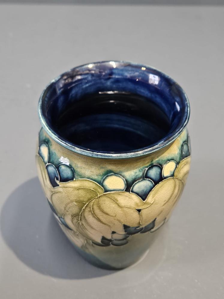 Moorcroft Leaf and Berries Celadon Vase - Image 6