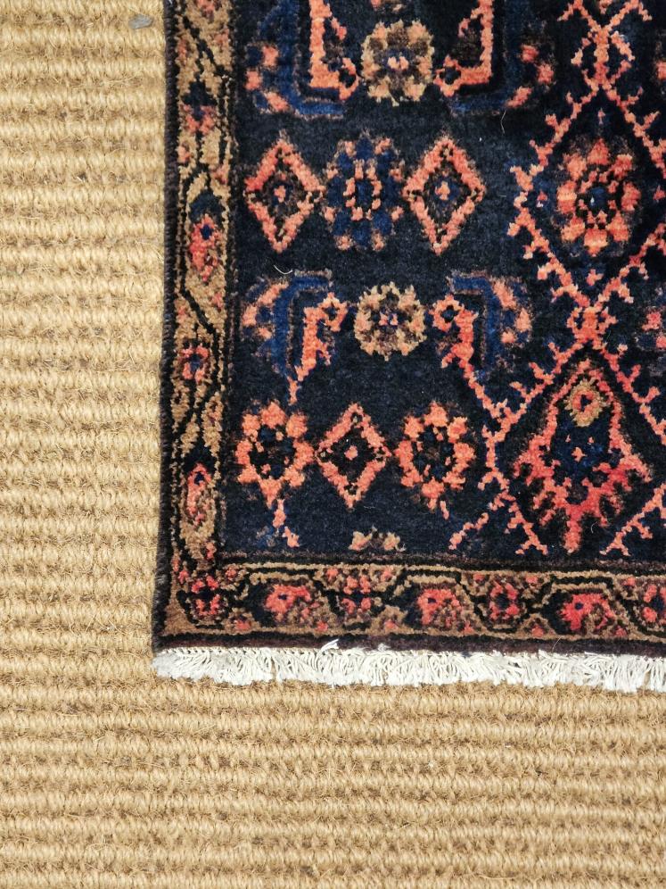 12' Persian Pure Wool Runner Rug - Image 7