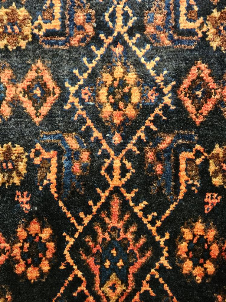 12' Persian Pure Wool Runner Rug - Image 4
