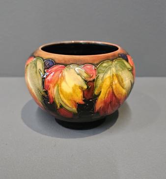 Moorcroft Leaf and Berries Flambe Vase