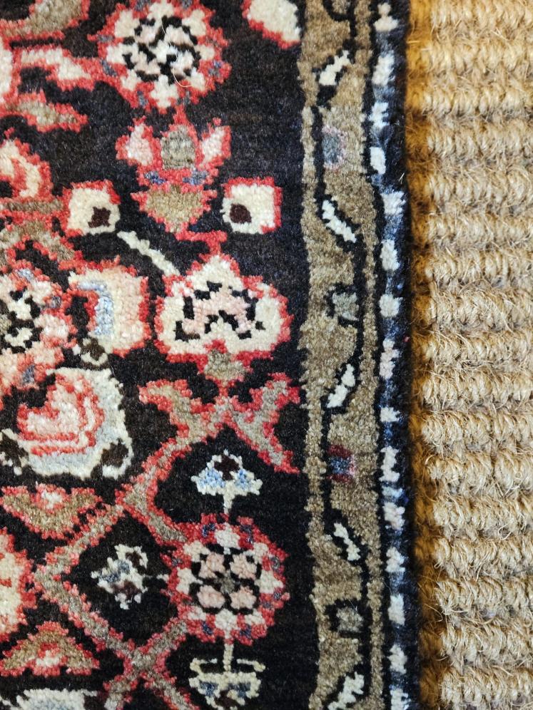 8' Persian Pure Wool Runner Rug - Image 6