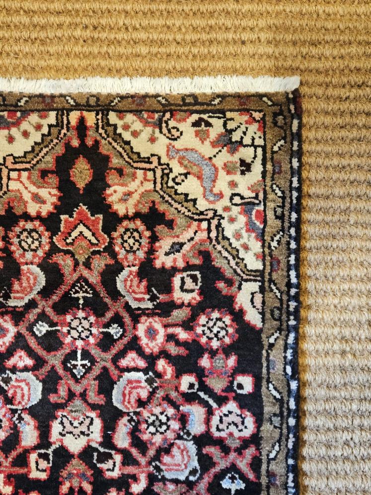 8' Persian Pure Wool Runner Rug - Image 3