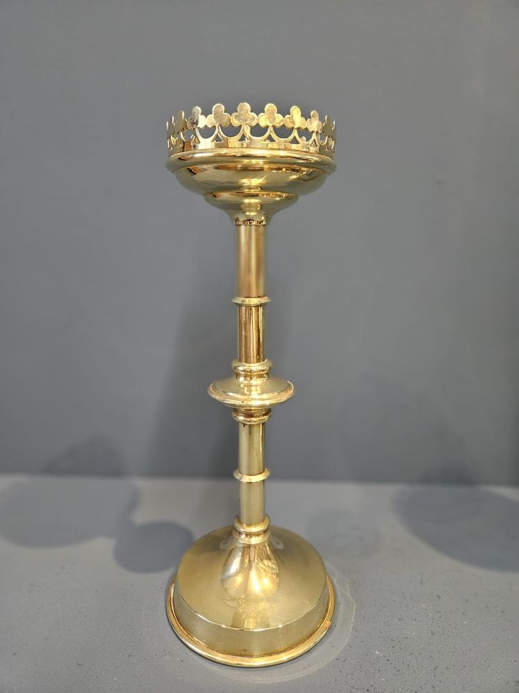 Matching Pair of Church Candlesticks - Image 2