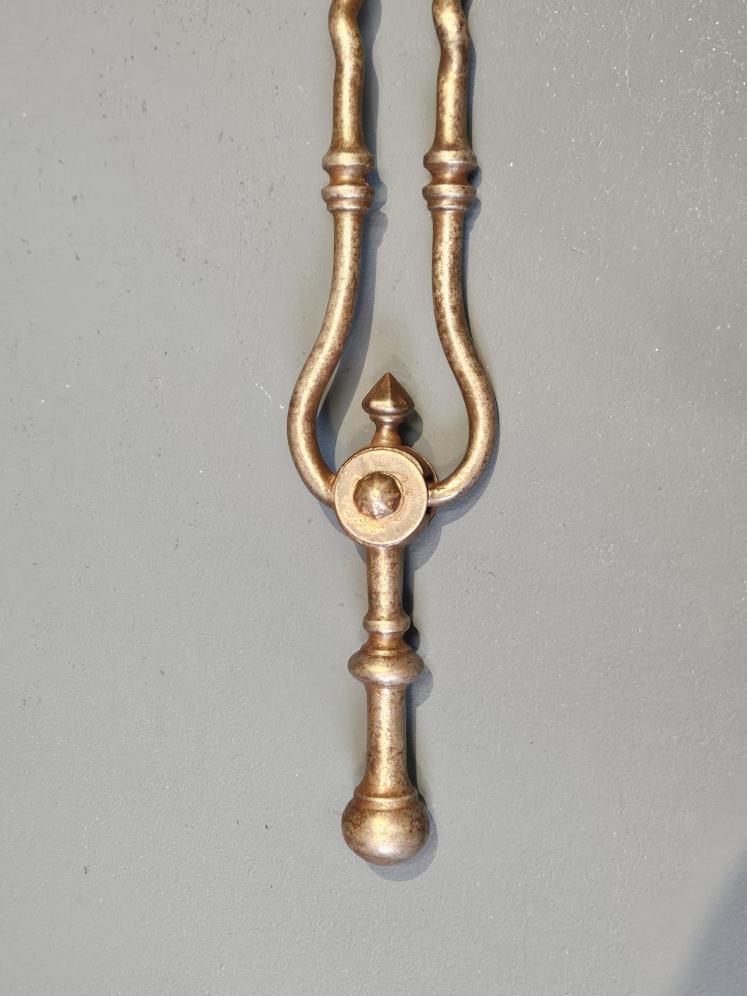 Set of 3 Georgian Steel Fire Irons - Image 4