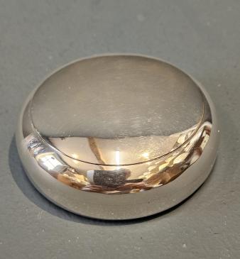Unusual Edwardian Silver Table Top Squeeze Tobacco Box