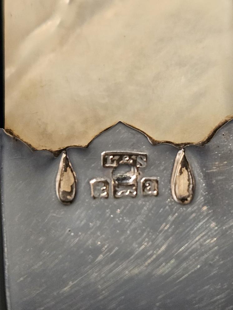 Levi & Salaman Silver and Mother of Pearl Page Turner - Image 3