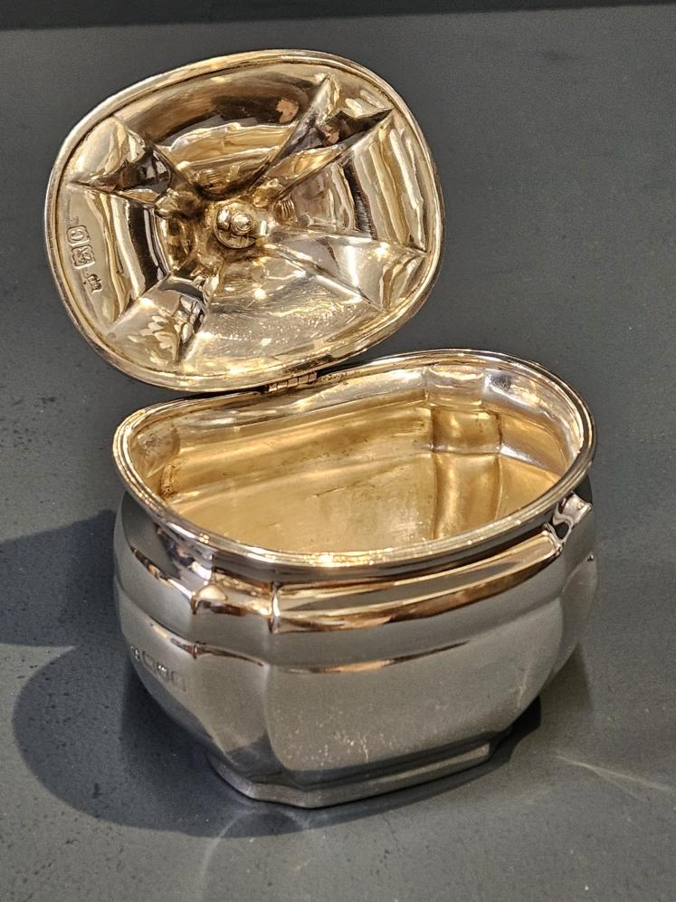 Victorian Silver Tea Caddy  - Image 5