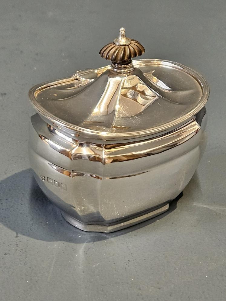 Victorian Silver Tea Caddy  - Image 4