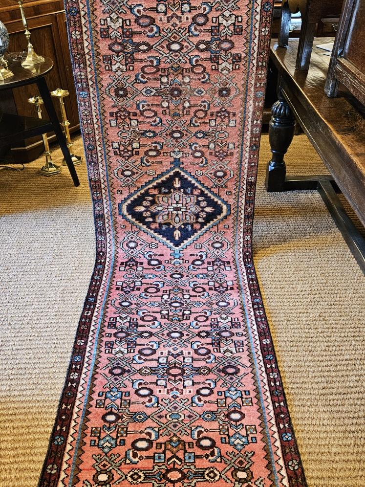 Persian Pure Wool 10' Runner Rug - Image 8