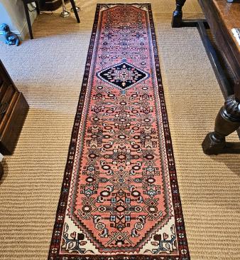 Persian Pure Wool 10' Runner Rug - Image