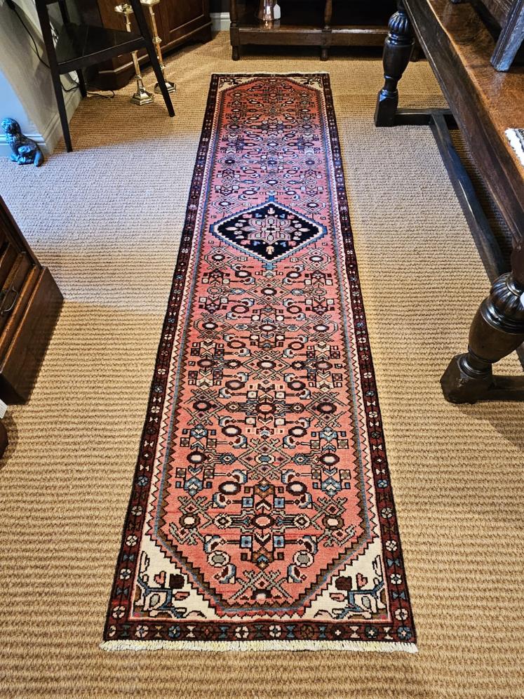 Persian Pure Wool 10' Runner Rug - Image 1