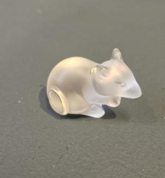  Lalique Opalescent Mouse   - Image