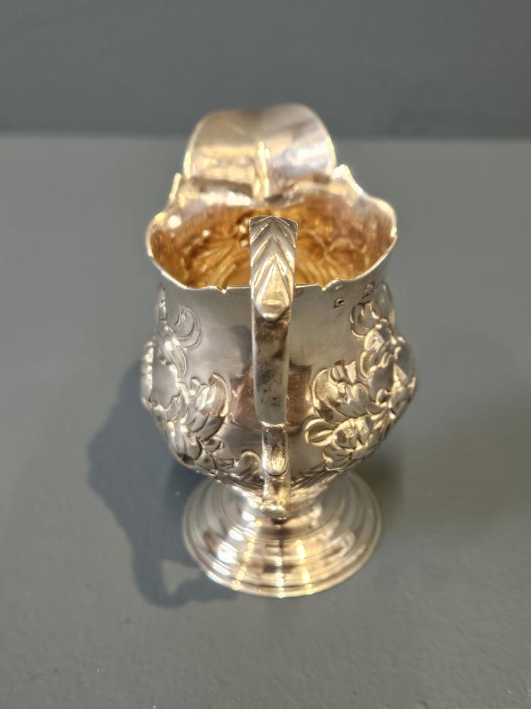 George III silver cream jug  - Image 3