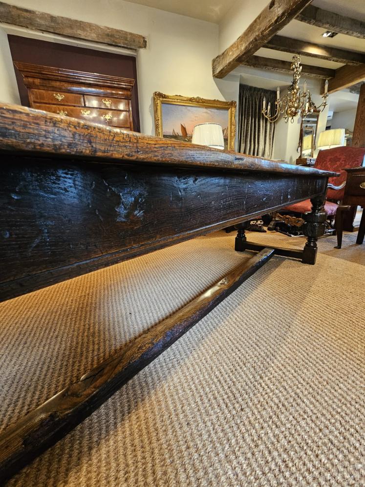 Superb George II Oak 12 Seat Refectory Table - Image 12