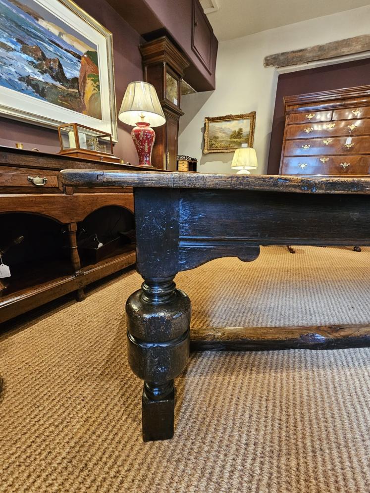 Superb George II Oak 12 Seat Refectory Table - Image 7