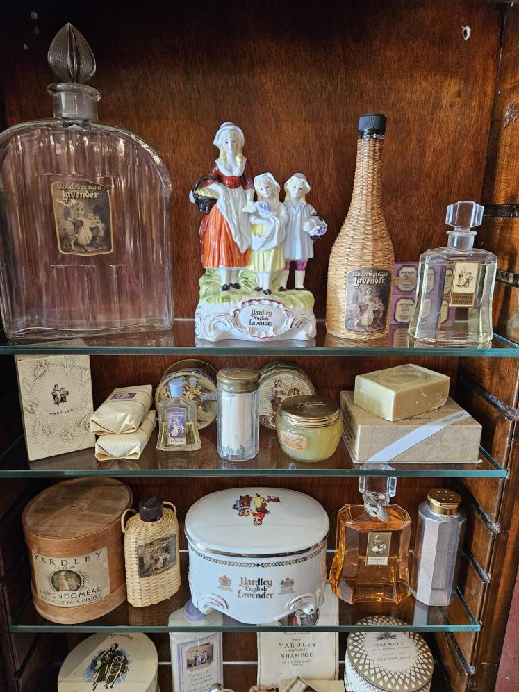 Amazing Edwardian Mahogany Perfumery Cabinet and Contents - Image 7