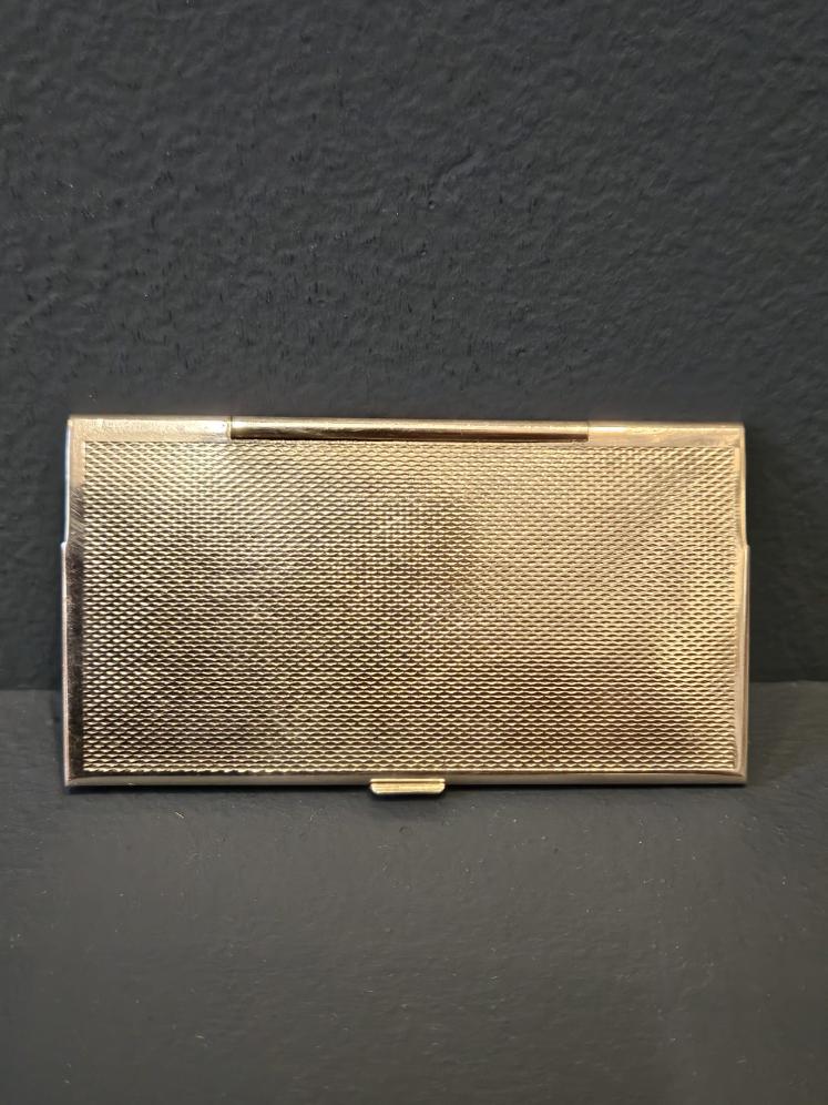 Engine Turned Silver Stamp Wallet  - Image 2
