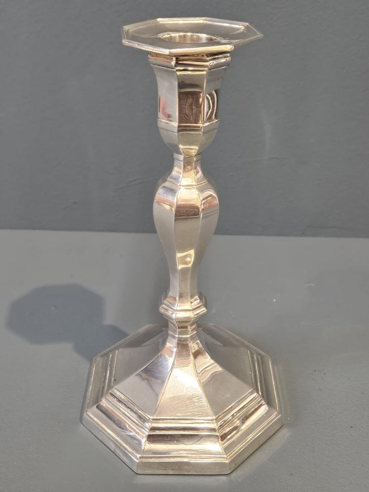 Pair of George V Silver Candlesticks  - Image 7