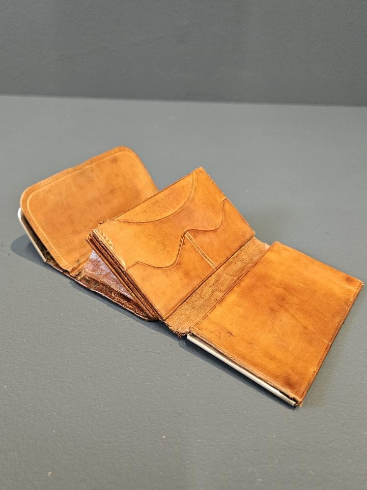 Victorian Silver Trimmed Crocodile Skin Purse - Image 5