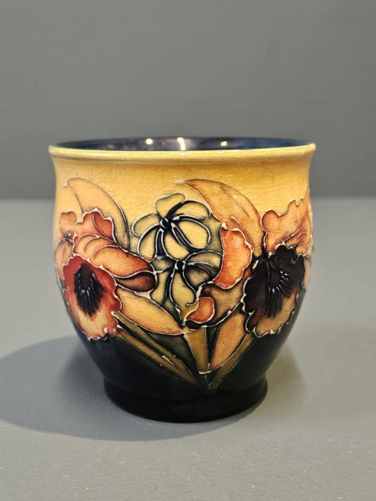 Rare Yellow Top Orchid Vase - Image 4