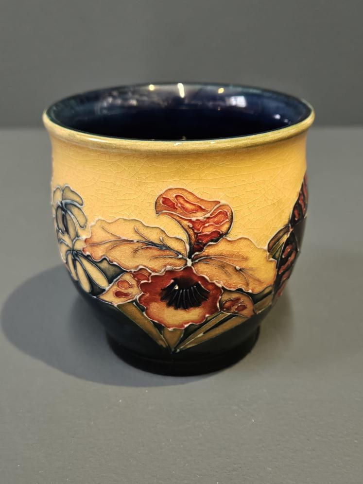 Rare Yellow Top Orchid Vase - Image 1