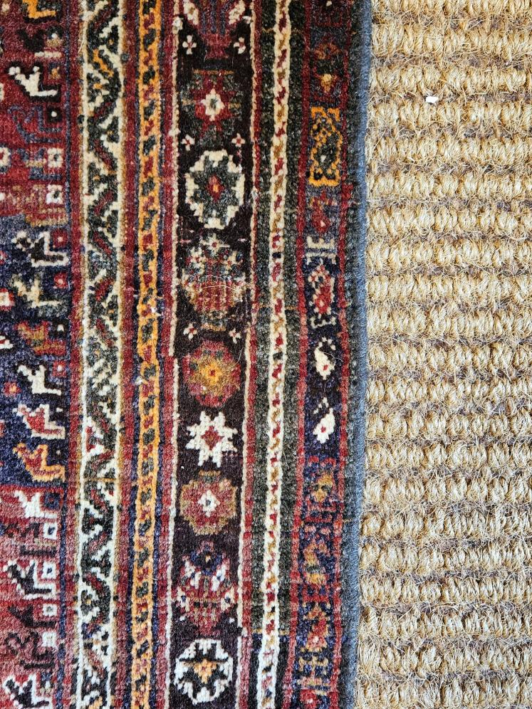 Persian Saroq Rug with Rust Background - Image 6